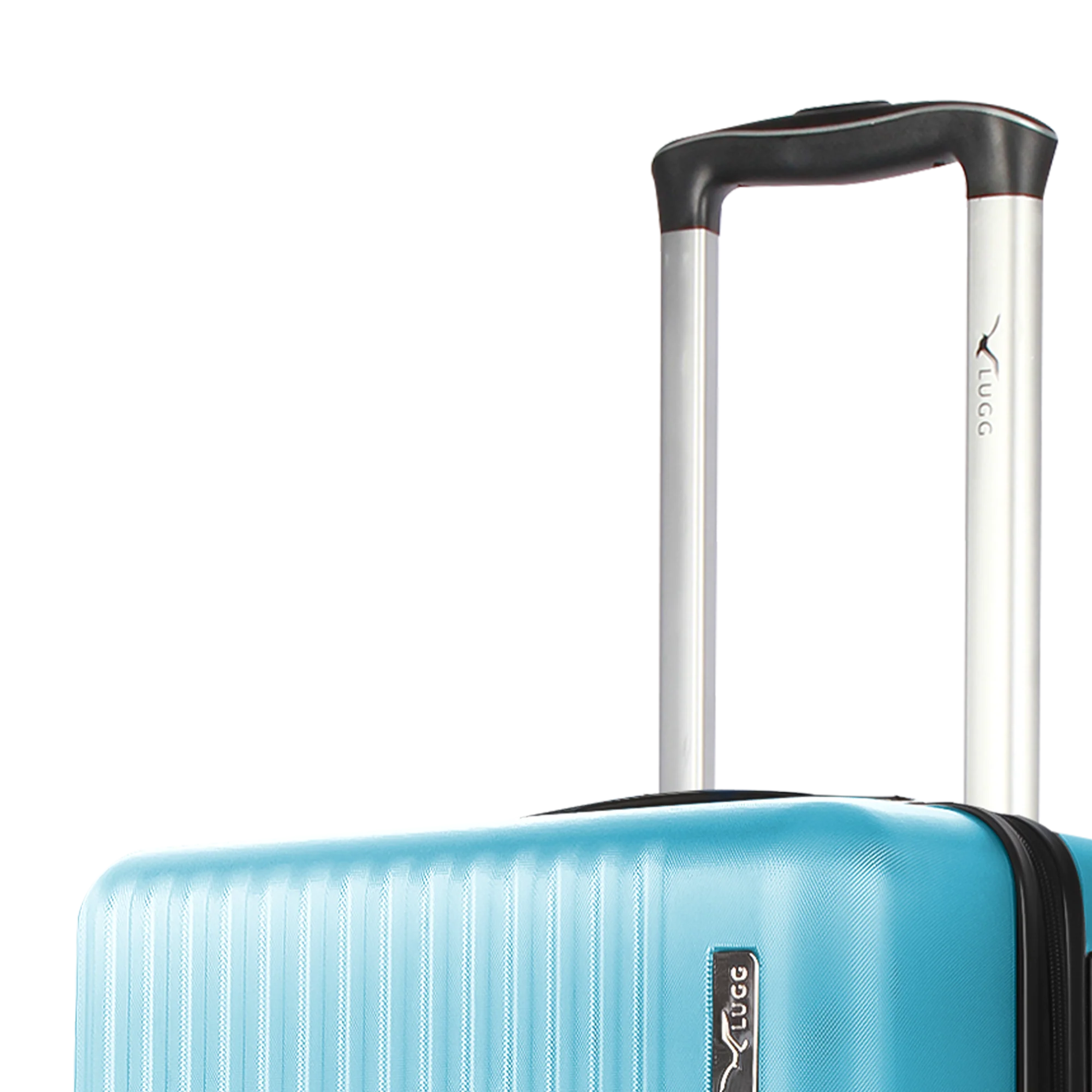 Vacay 24” Suitcase ABS Luggage with TSA Indent Lock, Aluminium Trolley Handle, 360° Spinner Wheels - Airline Compatible (66.5 x 25.5 x 44cm) - Light Blue - Image 3