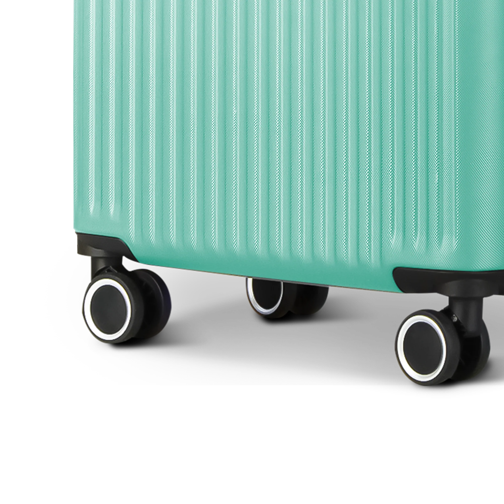 Vacay 28” Suitcase ABS Luggage with TSA Indent Lock, Aluminium Trolley Handle, 360° Spinner Wheels - Airline Compatible (76.5 x 30 x 50.5cm) - Mint - Image 6