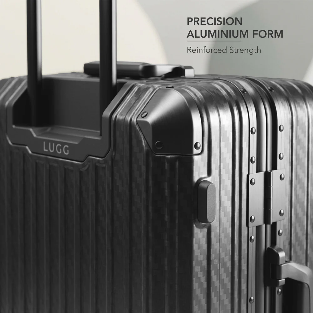 LUGG Solo 20" Hard Shell Suitcase 55x38x22  5yr Warranty Black - Image 5