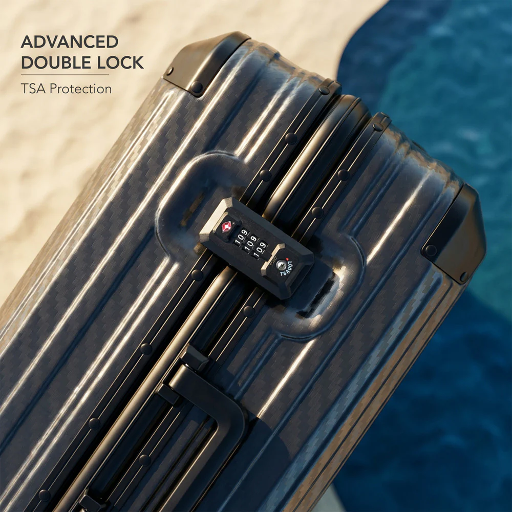 LUGG Solo 20" Hard Shell Suitcase 55x38x22 5yr Warranty Grey - Image 6