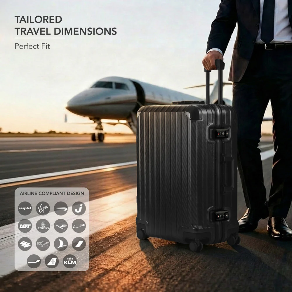 LUGG Solo Explorer 28" Hard Shell Suitcase 75x52x31cm 5yr Warranty Black - Image 3