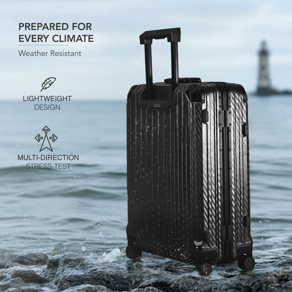 LUGG Solo Explorer 28" Hard Shell Suitcase 75x52x31cm 5yr Warranty Black - Image 5
