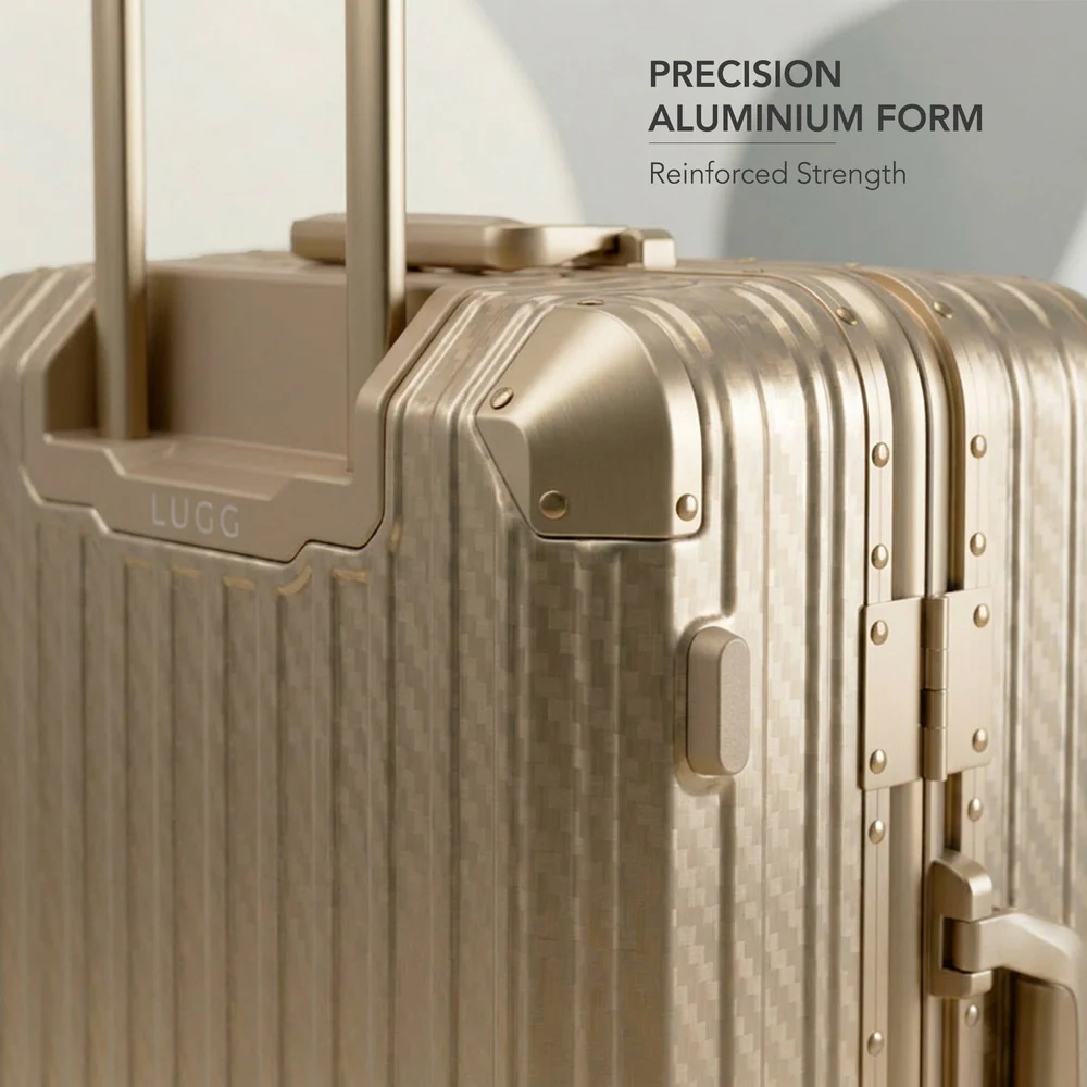 LUGG Solo Explorer 28" Hard Shell Suitcase 75x52x31cm 5yr Warranty Gold - Image 4